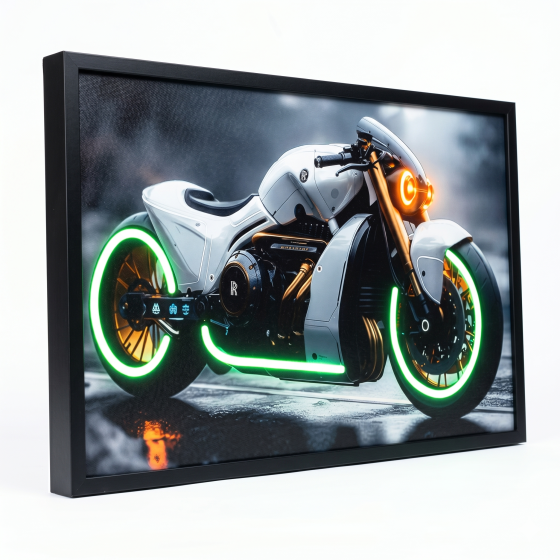 Cyber Green Light - Cruise Heavy Machine Racing Shadow