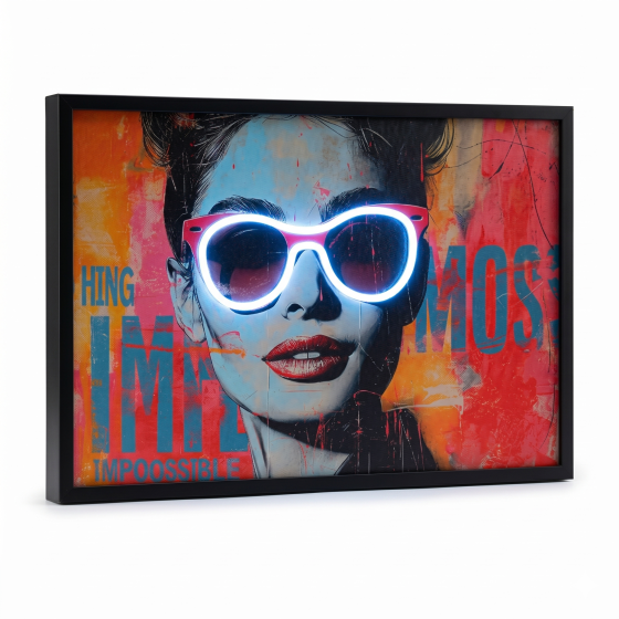 Pop Luminescence - Modern Neon Goddess
