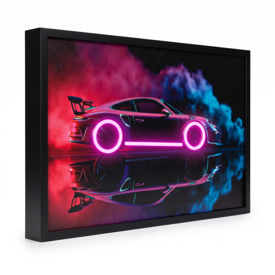 Cyber Smoke World - Neon Drifting Car Light Painting